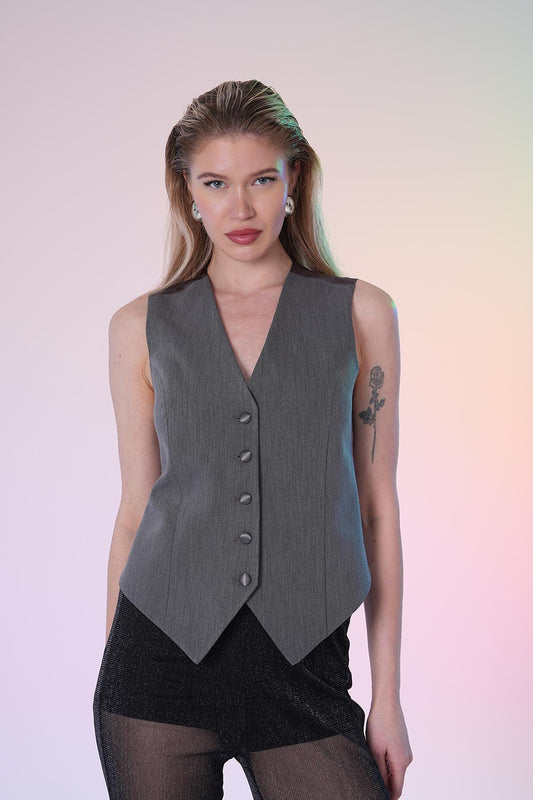 Juniper Yelek – Gri